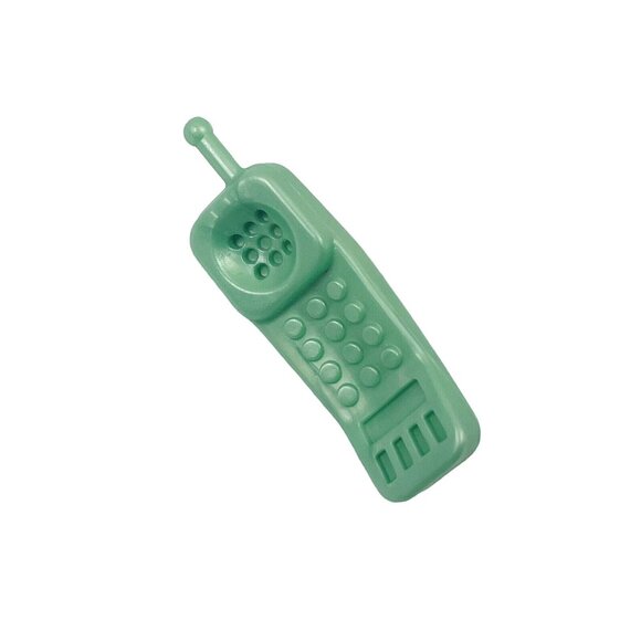 Barbie Doll Ice Blue Green Cell Phone Accessory Dollhouse Antenna Vintage - Picture 3 of 9